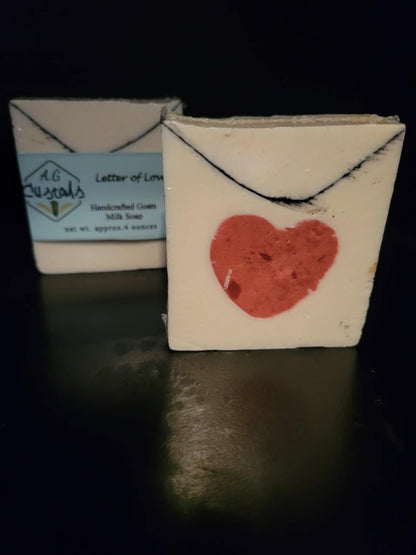 Letters of love Handcrafted soap