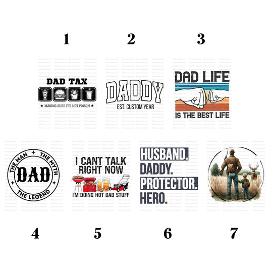Mom/Dad Tee Designs
