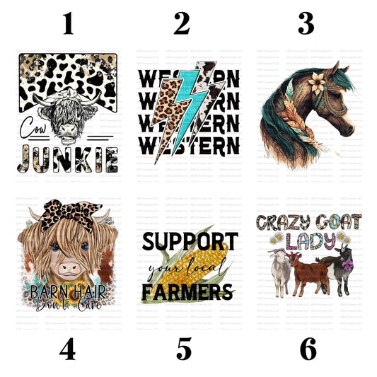 Western/Agriculture Tee Designs