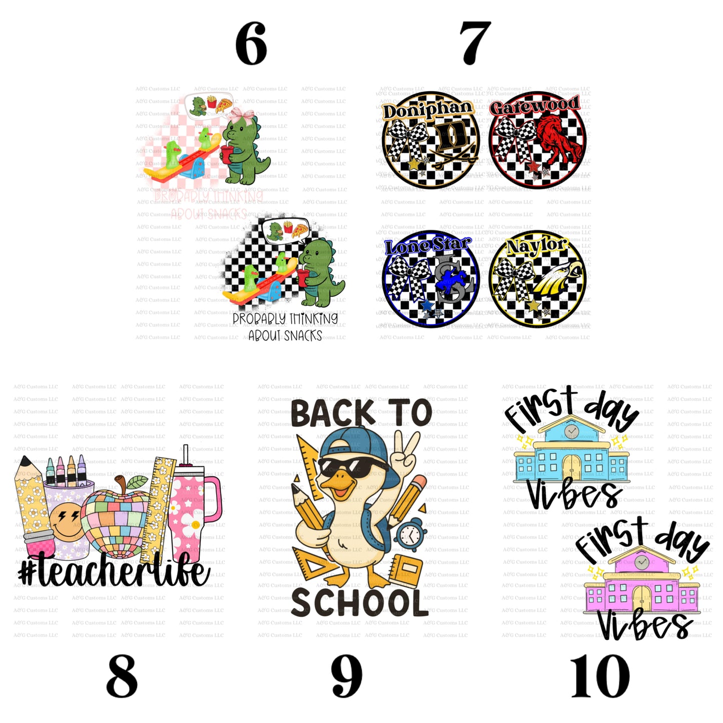 School Tee Designs
