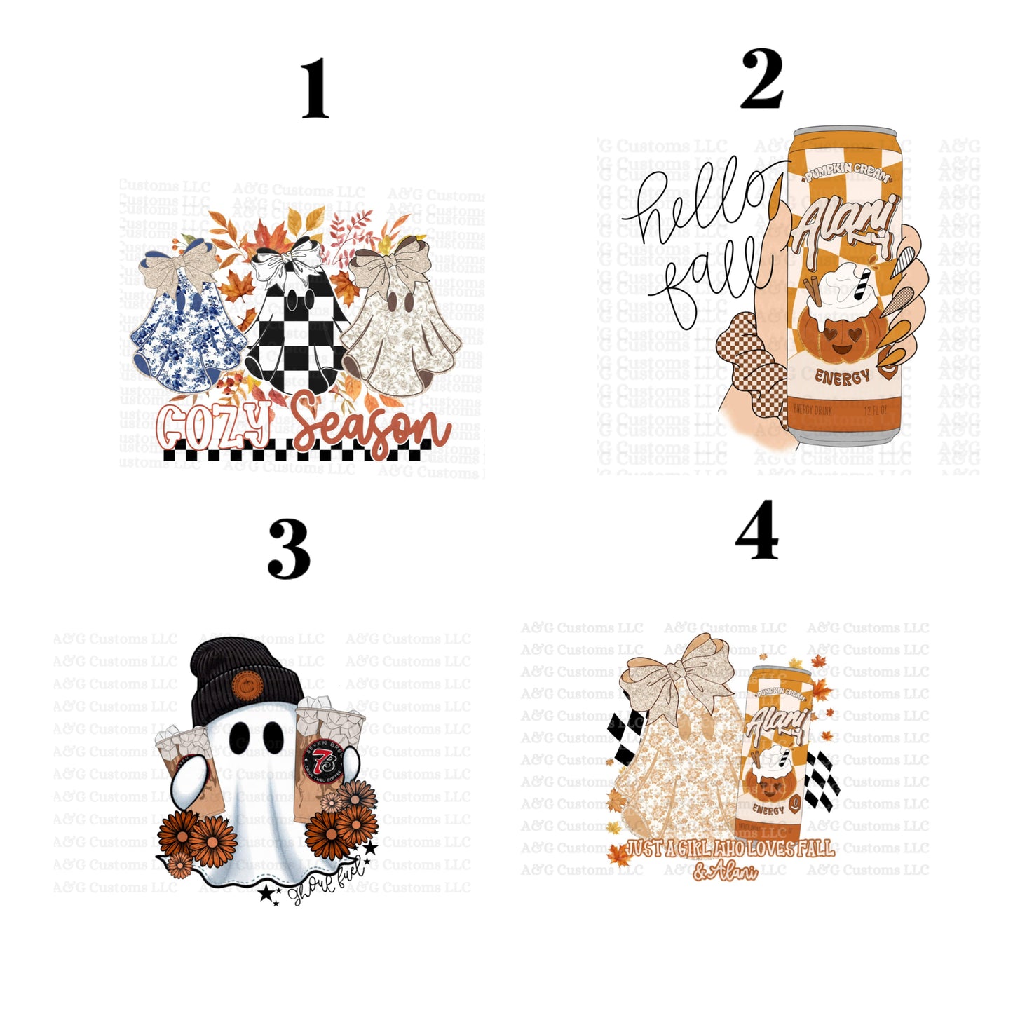 Halloween/Fall Tee Designs