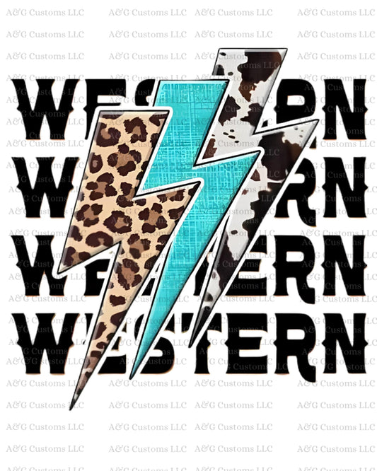 Western Lightening Bolt