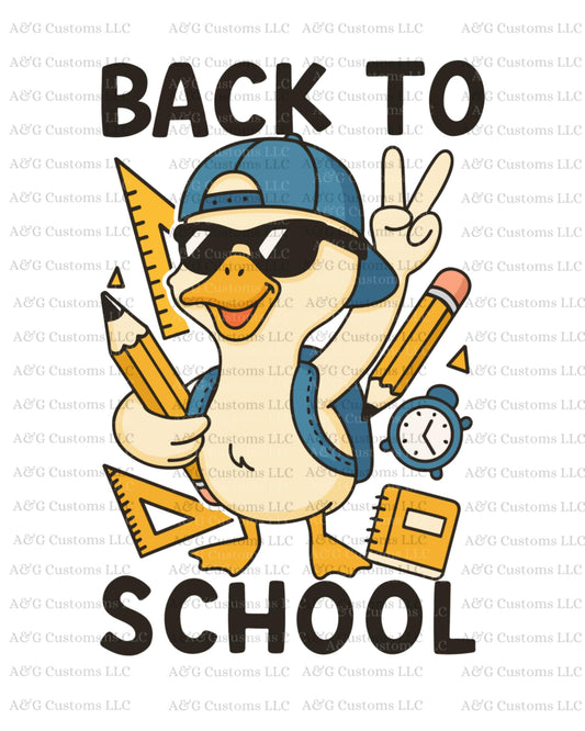 Back To School Boy Goose
