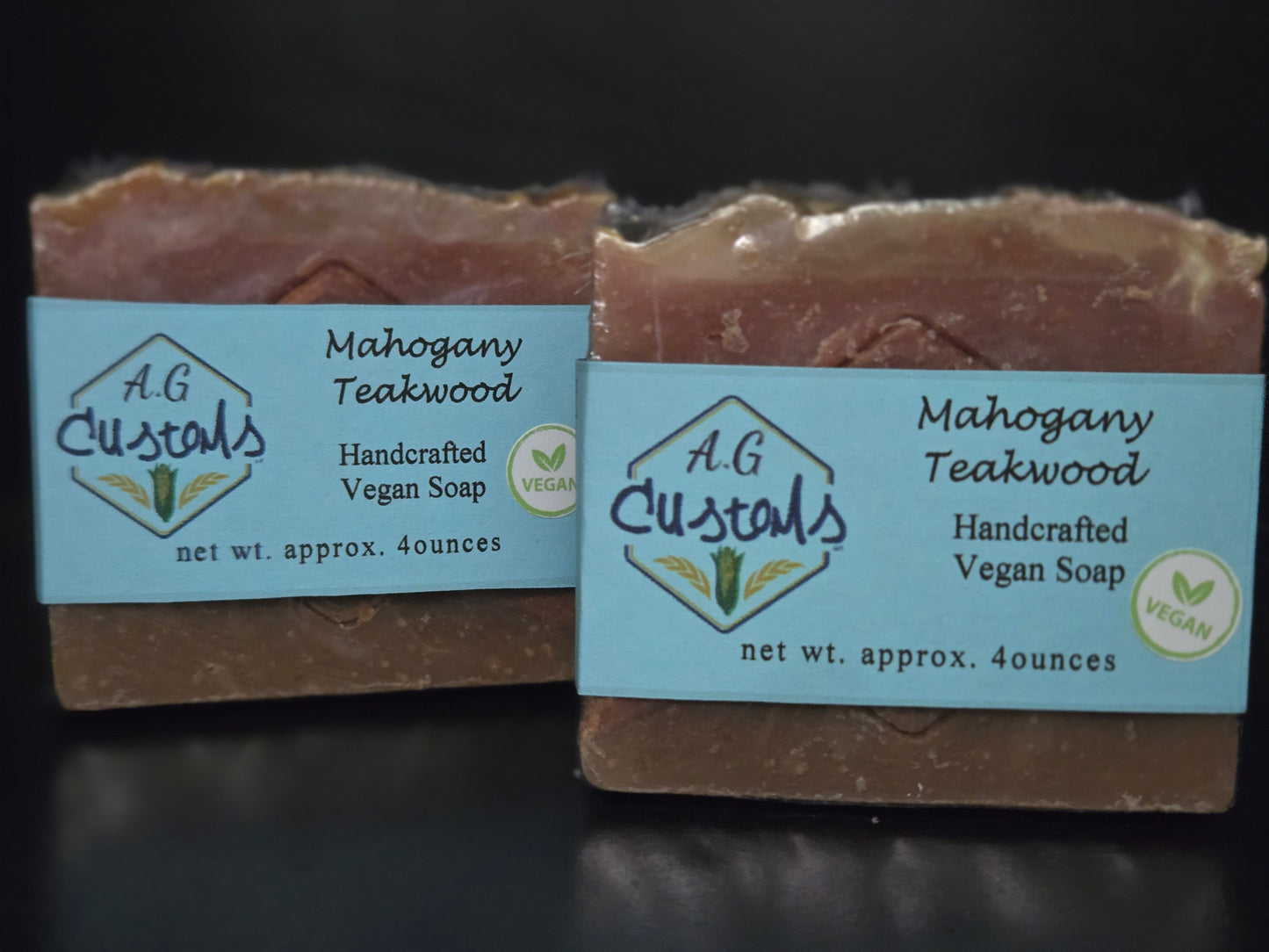 Mahogany Teakwood Handcrafted Vegan Soap