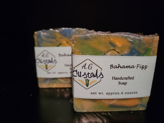 Bahama Fizz handcrafted Soap