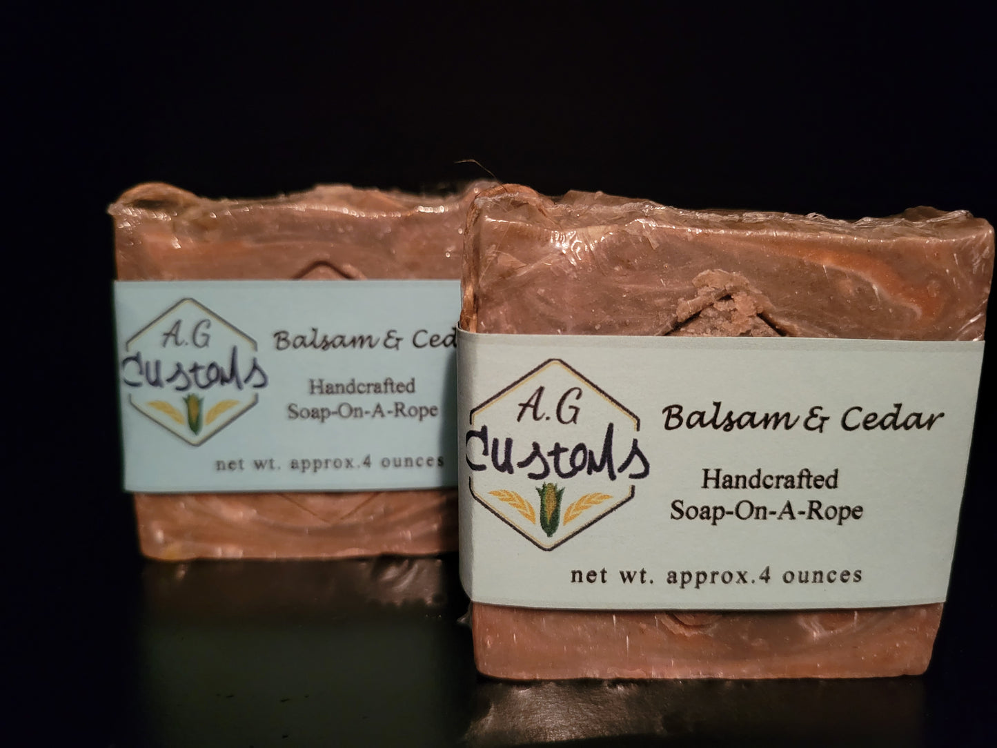 Balsam & Cedar Handcrafted Soap-on-a-rope