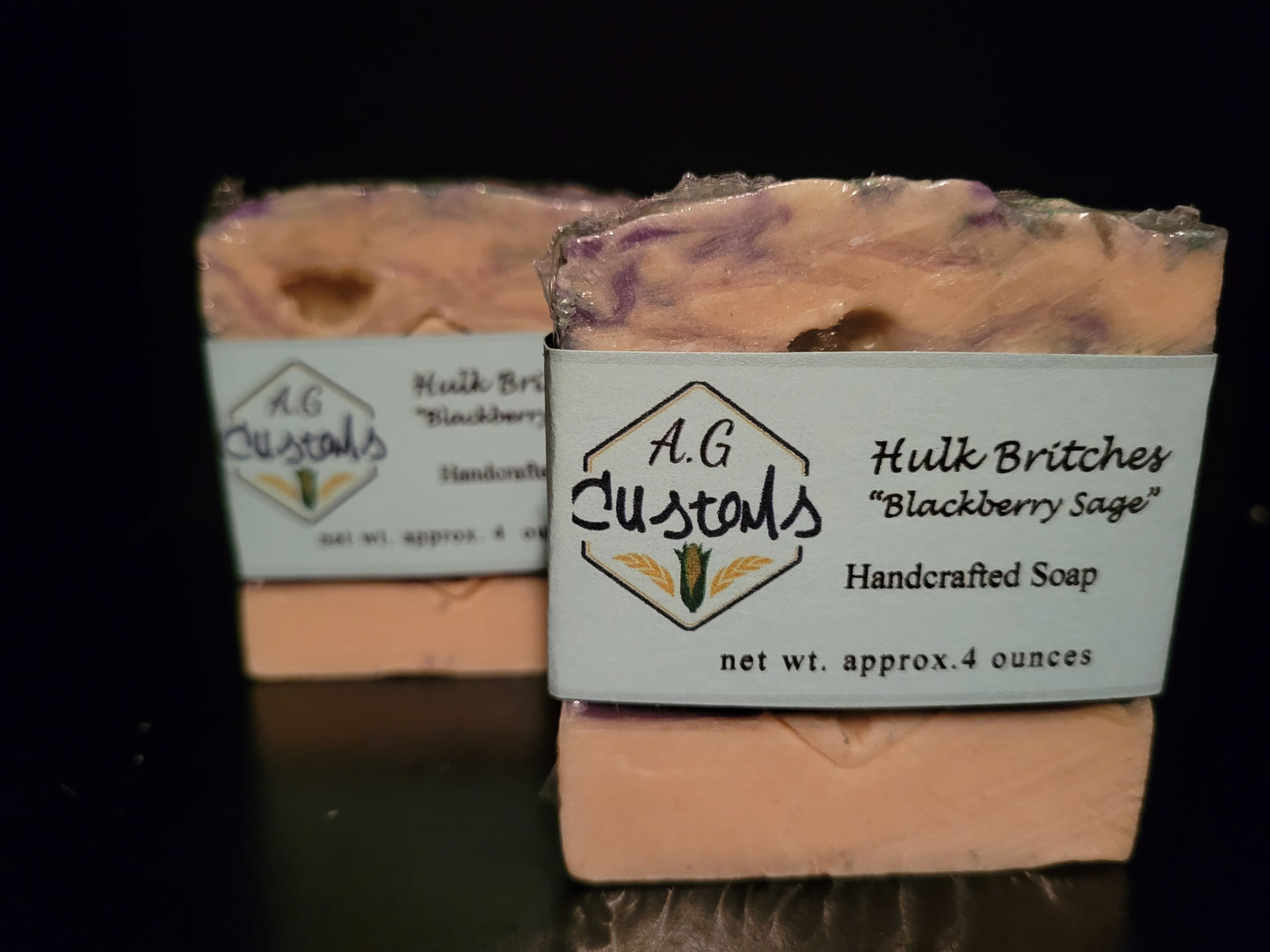 Hulk Britches Handcrafted soap (Blackberry sage)