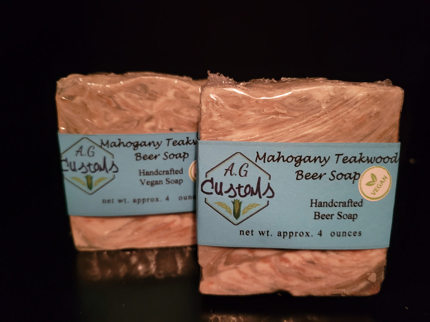 Mahogany Teakwood Handcrafted Vegan Soap