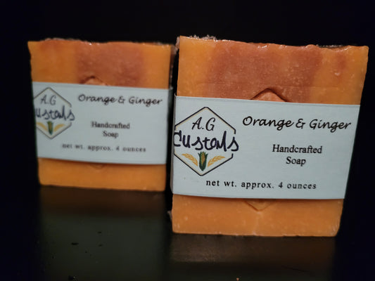 Orange & Ginger Handcrafted Soap