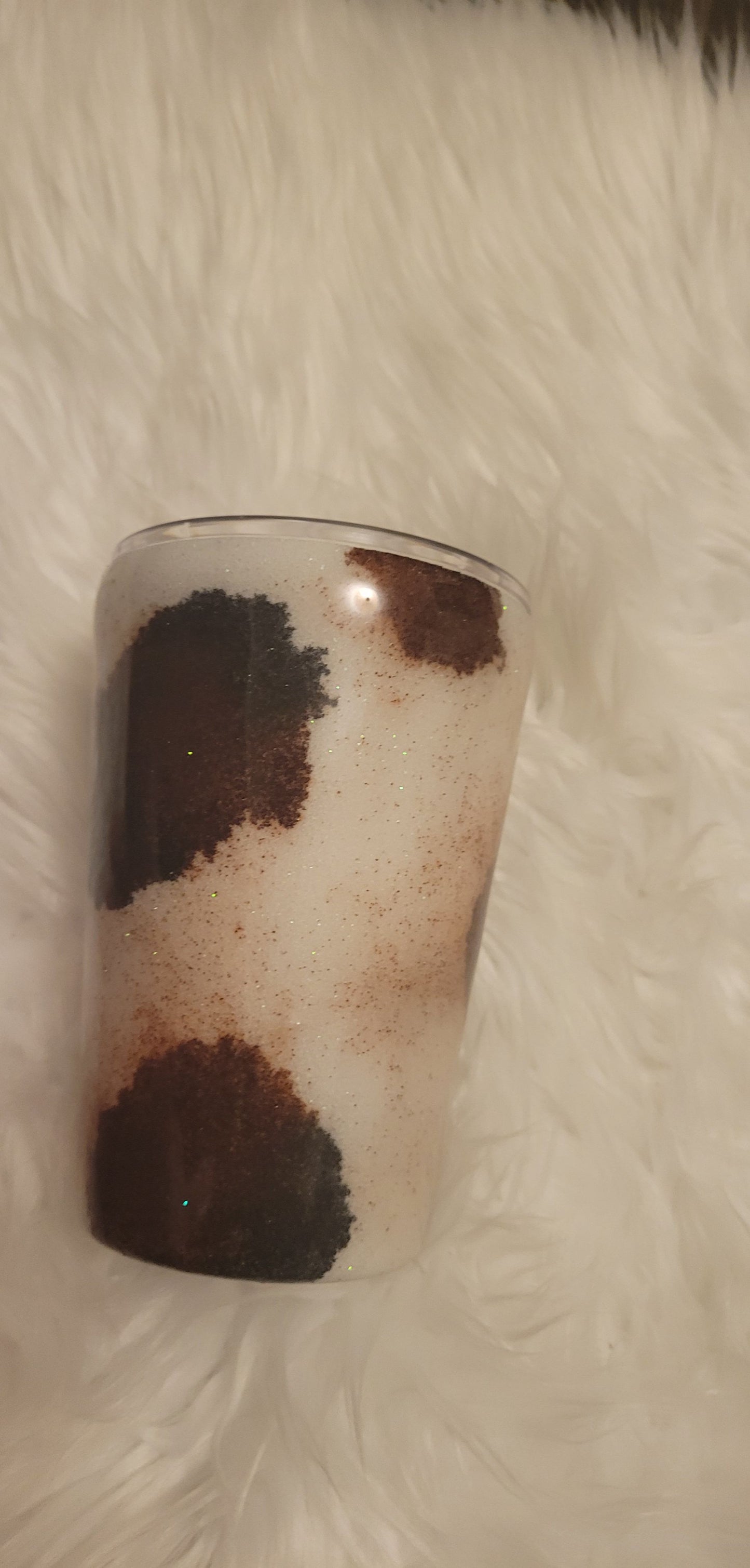 Cow print tumbler